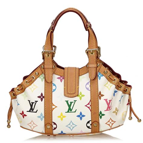 louis vuitton white hand bag|vintage Louis Vuitton white handbags.